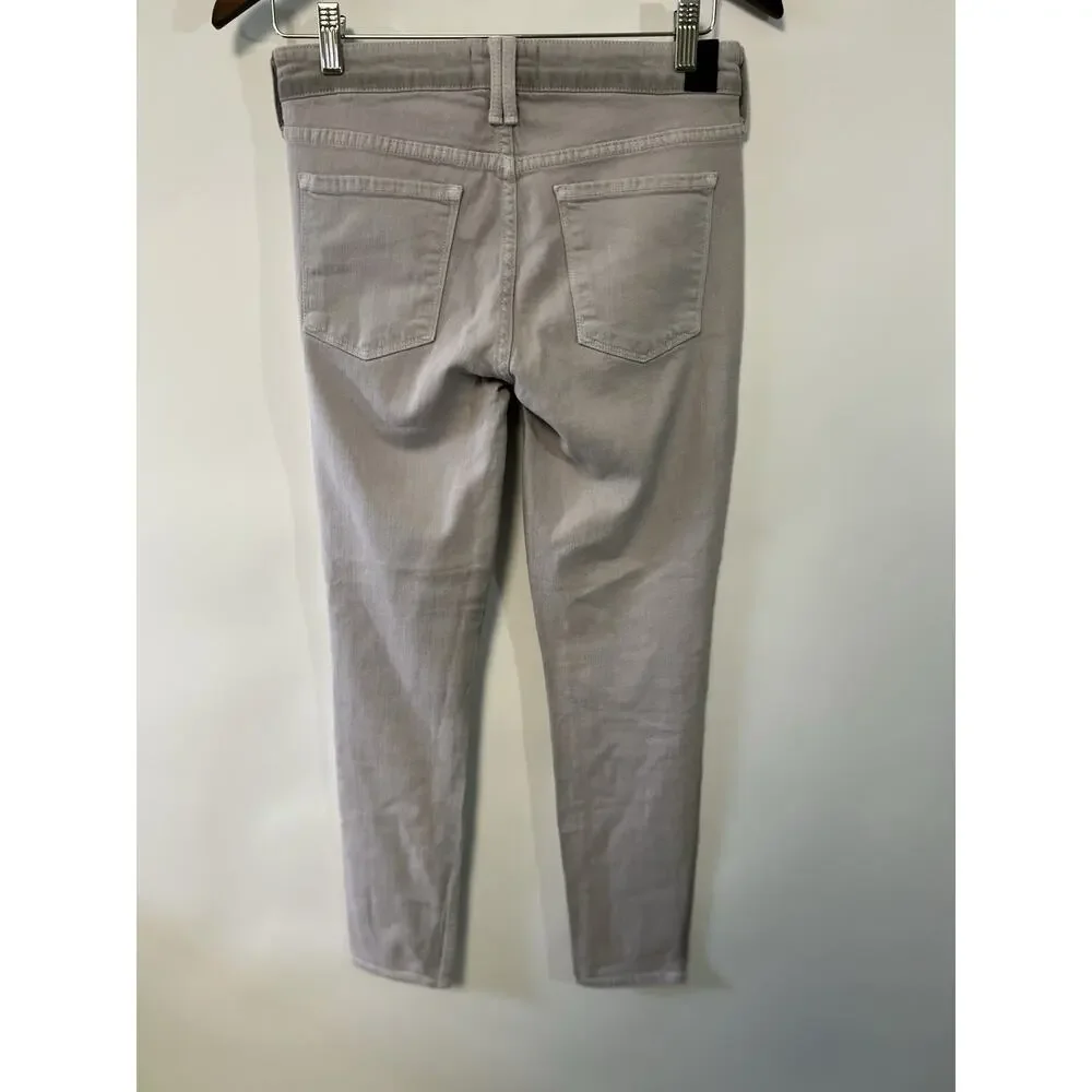 Vince Jeans Low Rise Skinny Gray‎ Stretch Women Sz 27 USA Quite Luxury 28x29